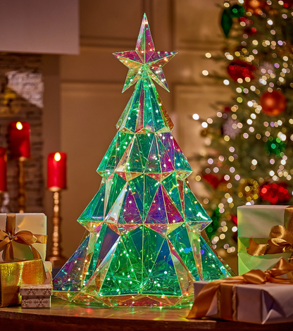 🎅 Vente de Noël anticipée 🎅✨ Figure holographique de Noël pour intérieur/extérieur avec télécommande