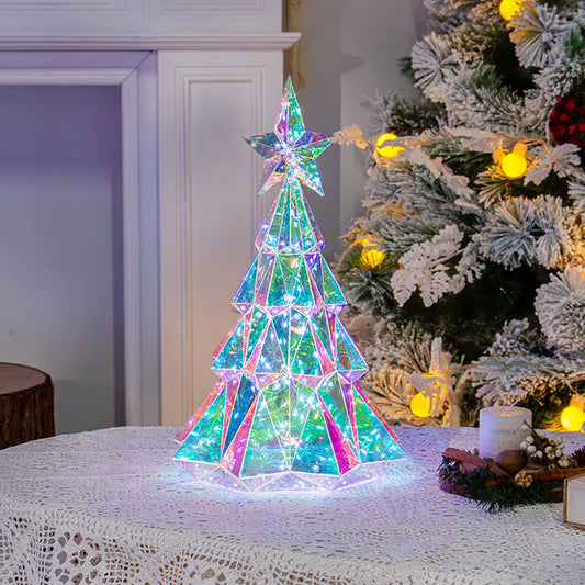 🎅 Vente de Noël anticipée 🎅✨ Figure holographique de Noël pour intérieur/extérieur avec télécommande