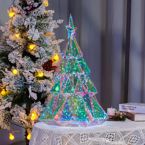 🎅 Vente de Noël anticipée 🎅✨ Figure holographique de Noël pour intérieur/extérieur avec télécommande